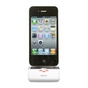 【当当自营】 iwalk 1500mAh iPhone4S 4 iPod后备电池 白色