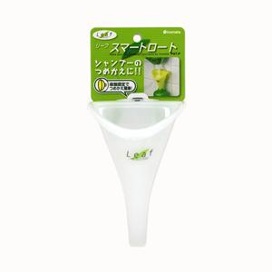LEAF瓶底沥空漏斗 配强力吸盘 白色 INOMATA