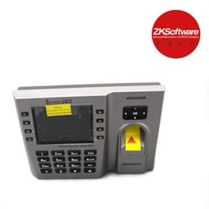 中控 ICLOCK260 彩屏指纹考勤机 指纹打卡机 T9输入法 联网+语音