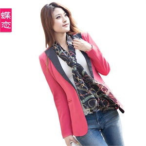 蝶恋 2012秋冬新品 韩版OL职业淑女修身显瘦小西装外套