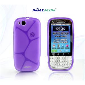 NILLKIN 摩托罗拉 MT620 XT610 手机套 保护套 磨砂套 硅胶套 紫