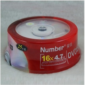 安泊 Number 时尚花 16X DVD-R 刻录光盘 25片