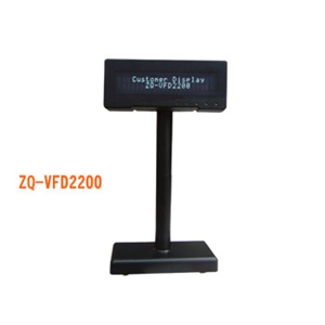 中崎 ZQ-VFD2200 真空发光管VFD 收银机/收款机顾客显示屏