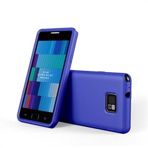 新品！韩国原产SGP i9100 Galaxy S2 保护套 硅胶套 磨砂蓝色