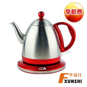 华迅仕 电热水壶|不锈钢|红色时尚|自动断电