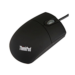 【当当销售配送】Thinkpad 31P7410 原装USB光电鼠标 (小黑)
