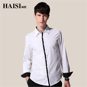 【品牌直供】HAISI 嗨思 时尚、休闲纯棉男衬衫 SICAAP04