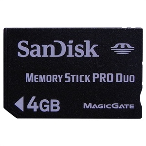 [当当销售配送]SanDisk4GB 标准 PRO Duo 记忆棒