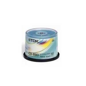空白光盘 TDK光盘 CD-R 50片装