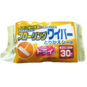 【新品上市】可更换清洁纸巾/地板干巾拖把替换巾30枚 510781