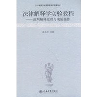 法律解释学实验教程—裁判解释原理与实验操作