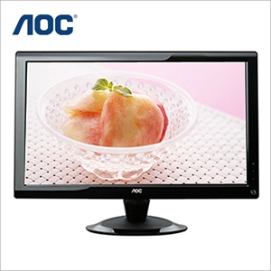 冠捷（AOC）2236vw 21.5英寸绿宝系列LCD低功耗显示器（黑色）
