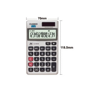【实物拍摄细节图】原装正品CASIO卡西欧SL-340VA便携式计算器