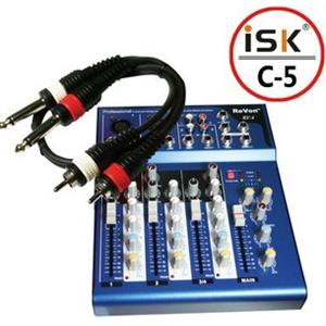 ISK C 5 调音台 专用 音频线 套装 丽韵RV-4