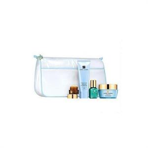 Estée Lauder 雅诗兰黛 水奇迹套装礼盒4件套装（水奇迹盈润保湿霜50ml+细嫩毛孔修护精华露15ml+即时特润眼部精华霜5ml+细致焕采洁面乳50ml)