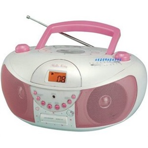 Hello Kitty KT-DV16 胎教机 DVD CD机 MP3 USB 播放器 代理直销