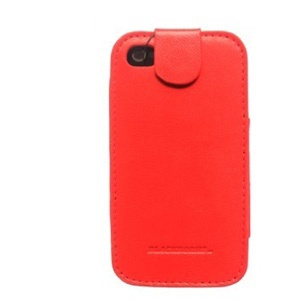 黑角 苹果4代 iphone 4代 4G 皮套 手机套 真皮睿雅（酒红）