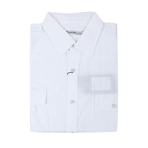 【品牌直供】AMURS/爱缪斯专卖店春装新品白色长袖衬衣男士高档衬衫原价1280