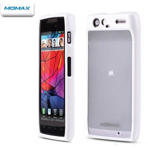 MOMAX 摩托罗拉 XT910 XT912 手机套 保护套 硅胶套 软硬套 白