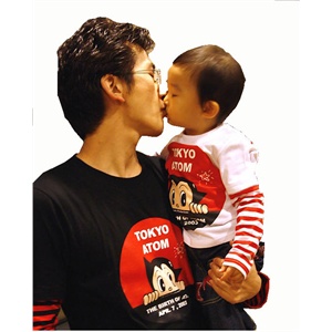 ONLYKISS 2011秋装 圆领长袖条纹假两件套亲子装OK1T120