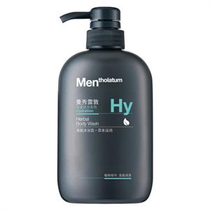 曼秀雷敦男士清爽沐浴露草本滋润500ml