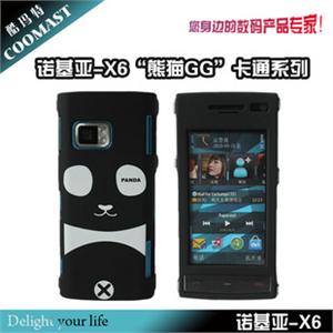 酷玛特 诺基亚 X6 手机套 保护壳 外壳 手机壳 卡通 熊猫GG