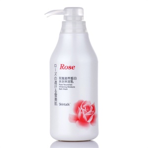 肌言堂玫瑰滋养皙白水分沐浴乳500ml