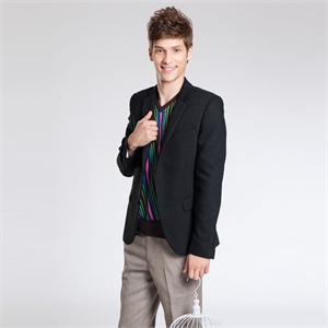 Eingezogen 2012春装新品 时尚两粒扣商务休闲 男式西服NG05930