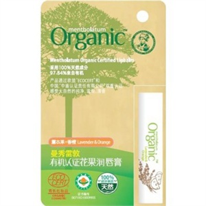 Mentholatum曼秀雷敦 有机花果润唇膏(薰衣草+香橙) 3.5g