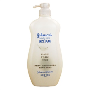 Johnson's强生 美肌天生嫩白沐浴乳720ml