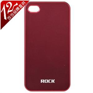 洛克（ROCK）苹果 iphone4 钛金超薄裸壳 naked shell 石榴红