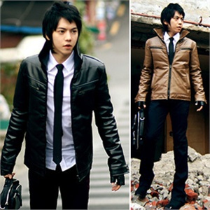 SUCK-II 2011新款 冬装 修身休闲 男士棉皮衣 1001/Y128 /F110