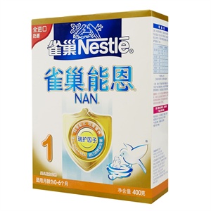 雀巢 能恩1益生菌初生婴儿配方奶粉400g/盒(0-12个月)