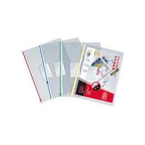 得力文具 办公用品 5586 透明拉链袋 文件袋 加厚2.5厘米