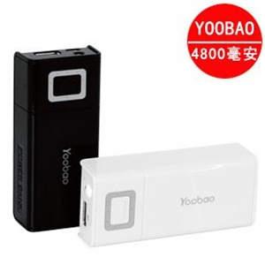 羽博 YB602(4800mAh) 手机应急充电宝万能充大容量 移动冲电器