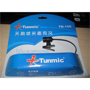 Tunmic天韵 麦克风 领夹麦克风 电脑麦克风 TN-15C