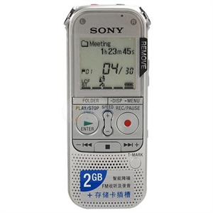 [当当自营]SONY 索尼 录音棒 ICD-AX412F 银色 2G