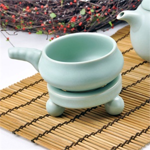 莫耶 汝瓷茶道零配 茶具茶漏 SCL1119-天青