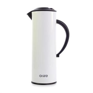 a-life最生活 最新品 保温水壶水瓶玻璃内胆保温壶 B-1010白色