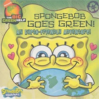Spongebob Squarepants 88 Picture Book SpongeBob Goes Green! An Earth-Friendly Adventure / Little Green Nickelodeon