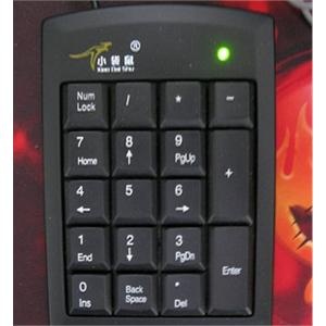 特价 小袋鼠迷你小键盘DS-9018A 数字键盘 财务键盘 PS/2接口