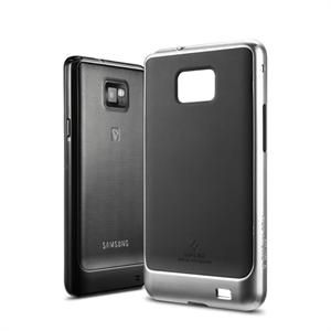 韩国SGP I9100 Galaxy S2 保护套 硅胶套 EX 边框+硅胶 时尚银