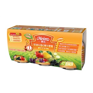 亨氏 好消化维C果汁套餐G(118ml*3)
