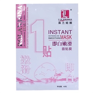 露兰姬娜一贴即白嫩滑面贴膜