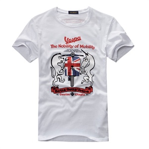 【品牌直供】SIVI MOGN 2011夏装新款 英伦学院风 时尚国旗小河马 短袖T恤