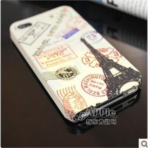 美国IUVO 个性主题 IPHONE 4 超薄彩壳 法国系列 保护壳+送膜