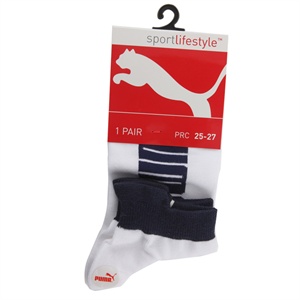 PUMA/彪马 男士绣花毛圈运动短袜 休闲袜子 男款短袜 P1150003