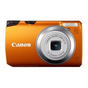 【当当自营】 Canon佳能 数码相机 PowerShot A3200 IS (ORCH)橙色（1410万像素 2.7寸液晶屏 5倍光学变焦 28mm广角）