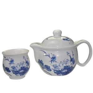 莫耶景德镇双层防烫手7入茶具套装 DJ089-1