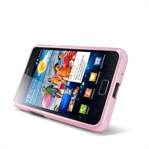 特价！SGP Linear 三星i9100 Galaxy S2保护壳 透背彩壳 白边粉背
